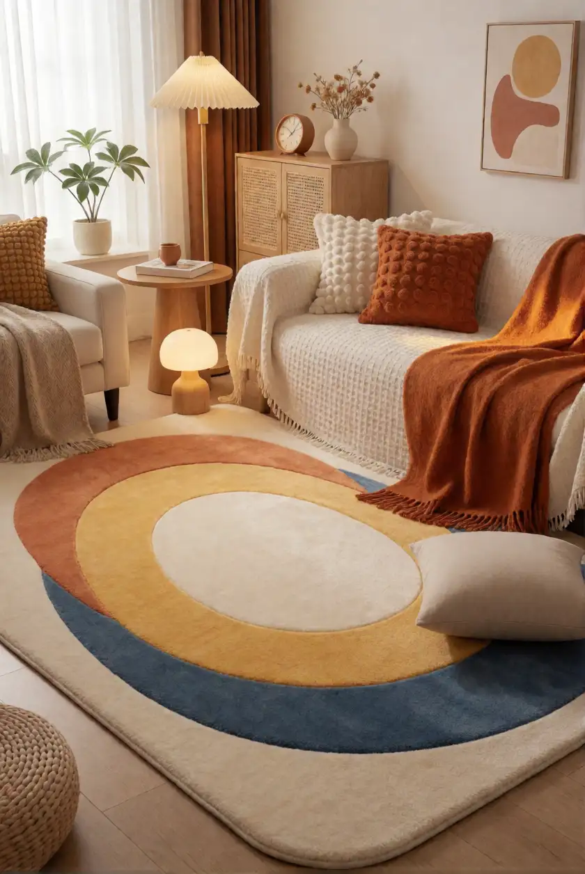 Textured Fabrics and Rugs