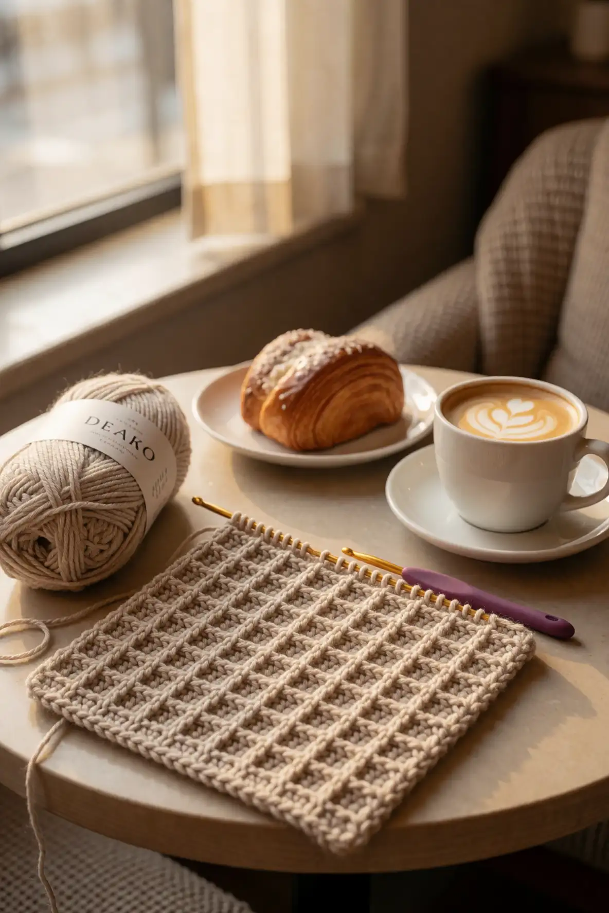 The Cafe Cozy Crochet Mood