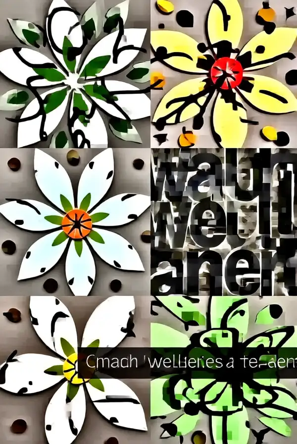 The Impact of Abstract Flower Art on Wellbeing