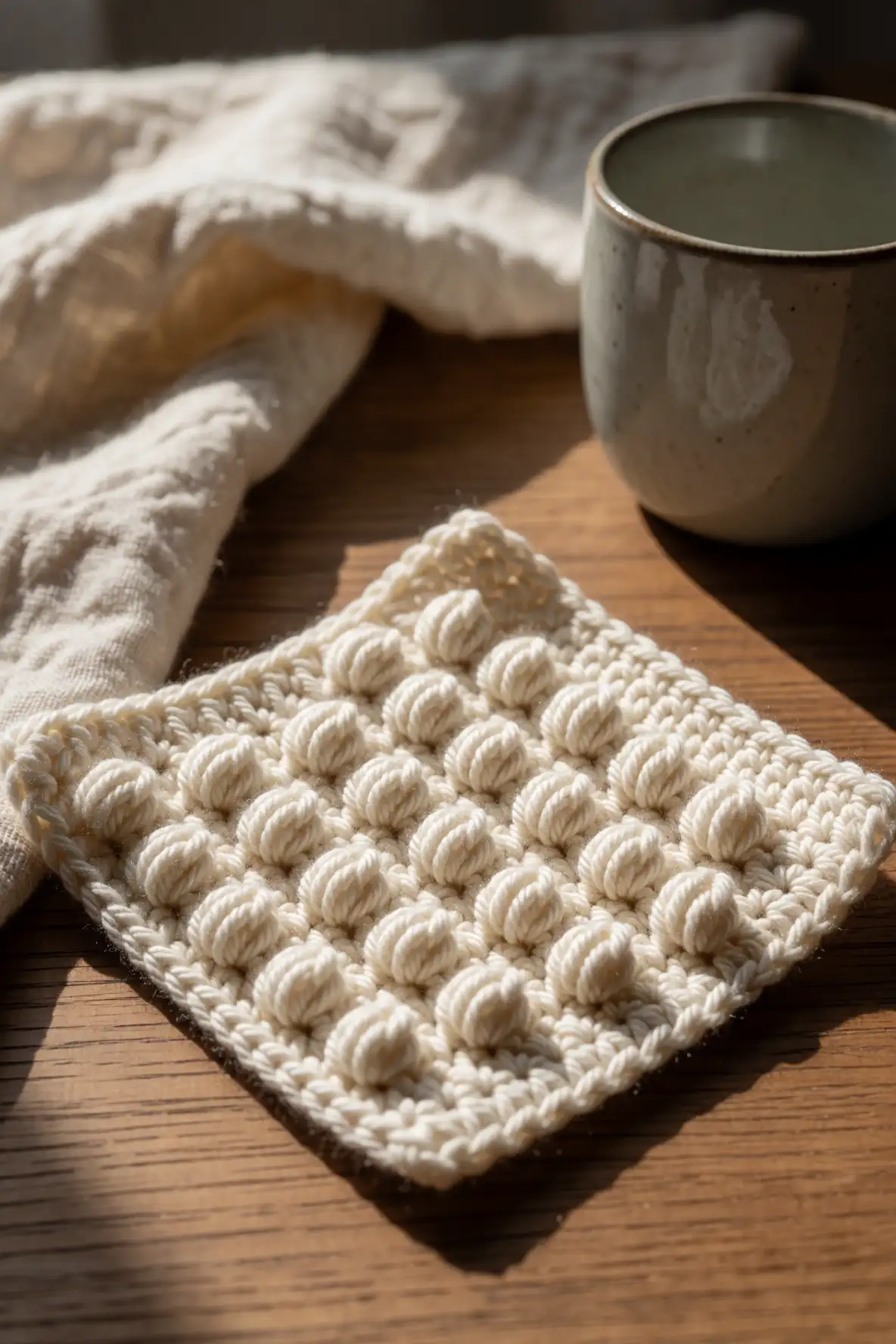 The Sculpted Beauty of Popcorn Stitch