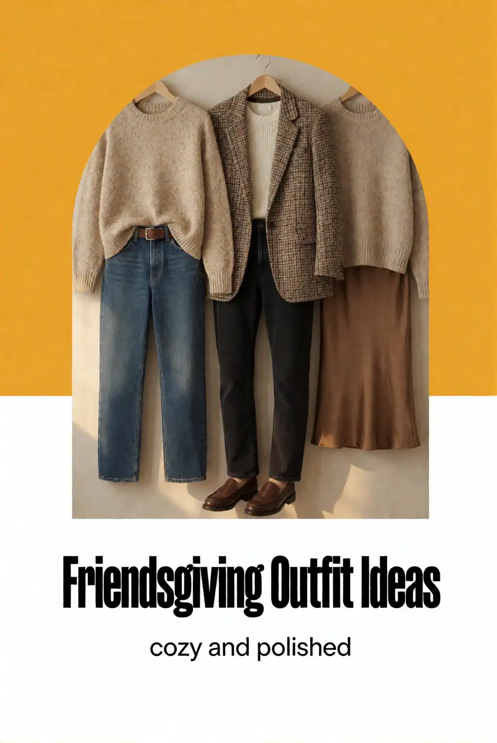 Friendsgiving Outfits for a Cozy, Polished Celebration
