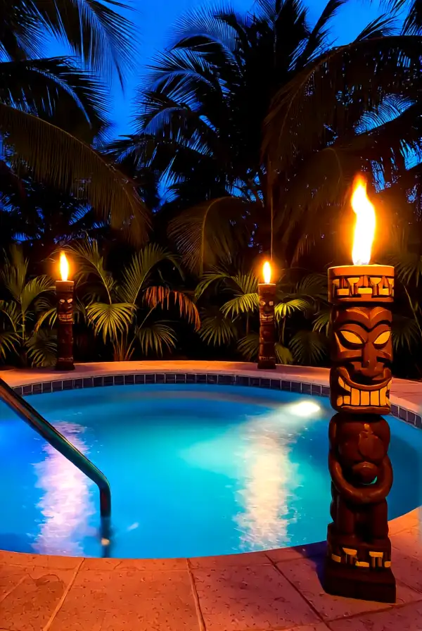 Tiki Torches for Mood Lighting