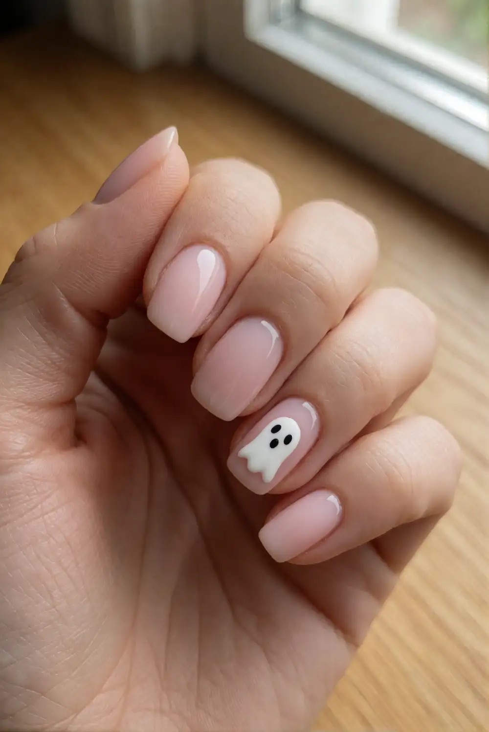 Tiny Ghost Accent Nail