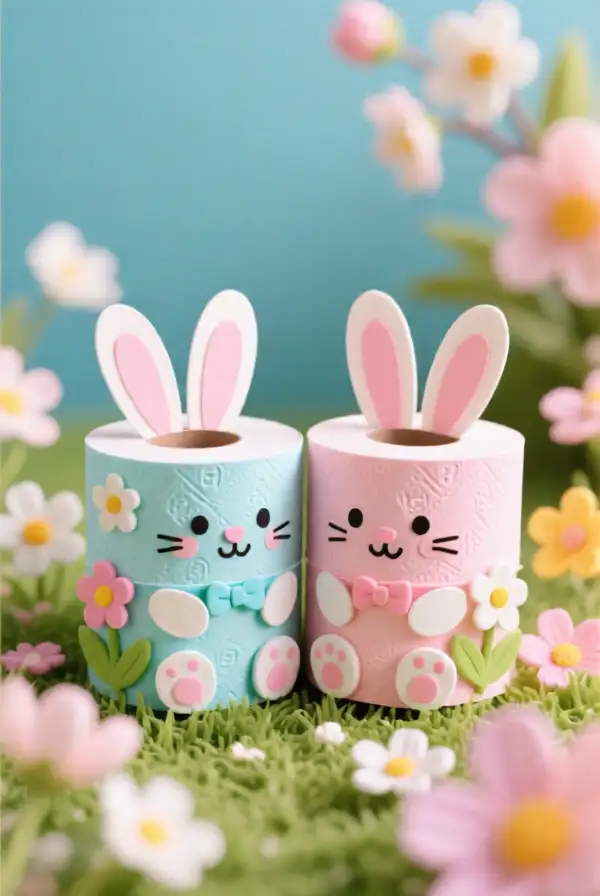 Toilet Paper Roll Bunnies