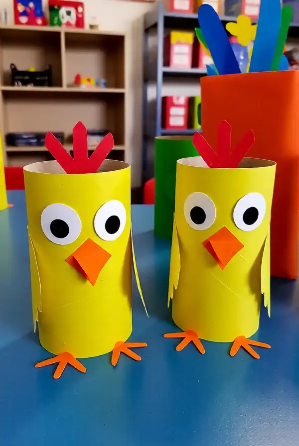 Toilet Paper Roll Chicks