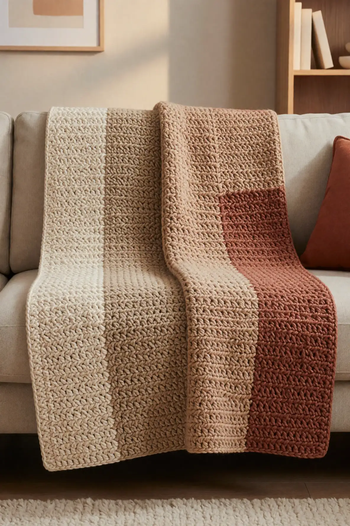 Tonal Color Blocking with Subtle Texture