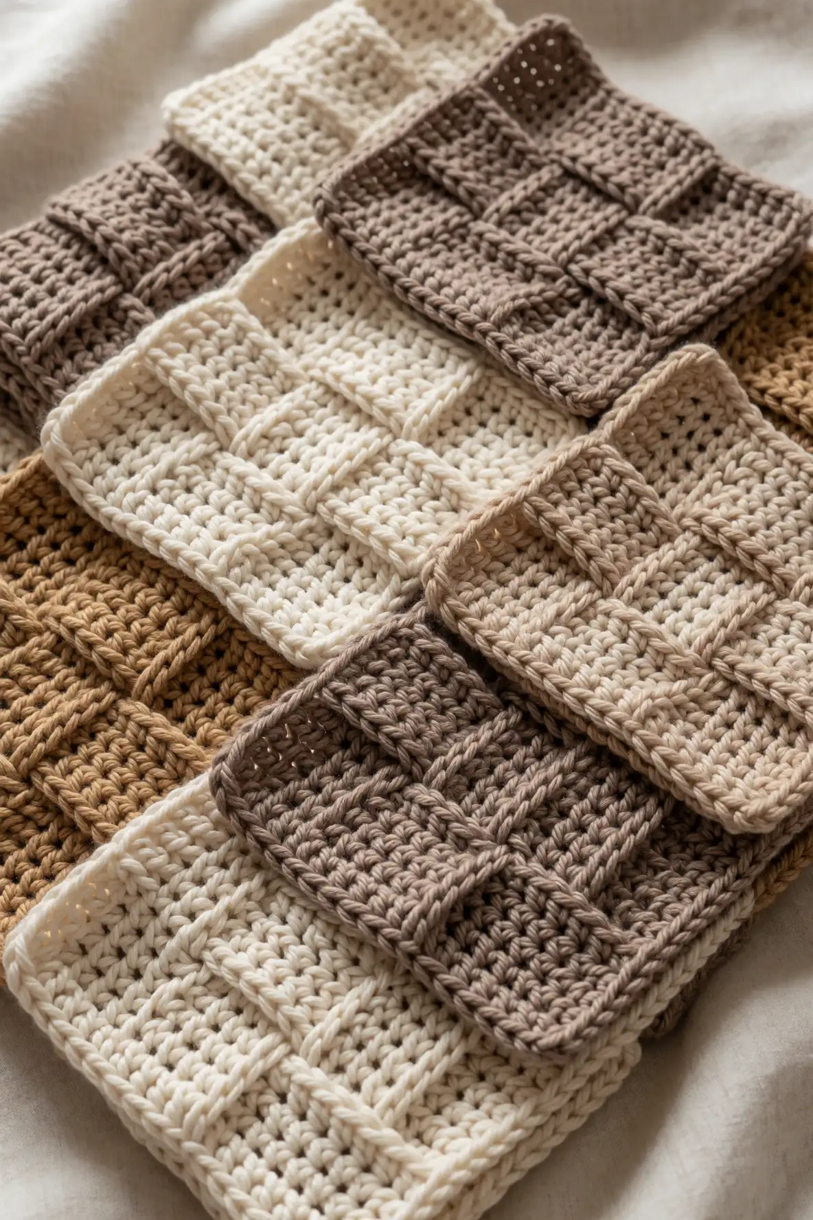 Tonal Squares For Statement Blankets