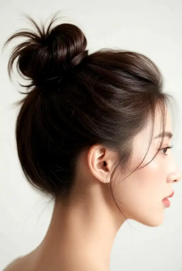 Top Knot with Volume