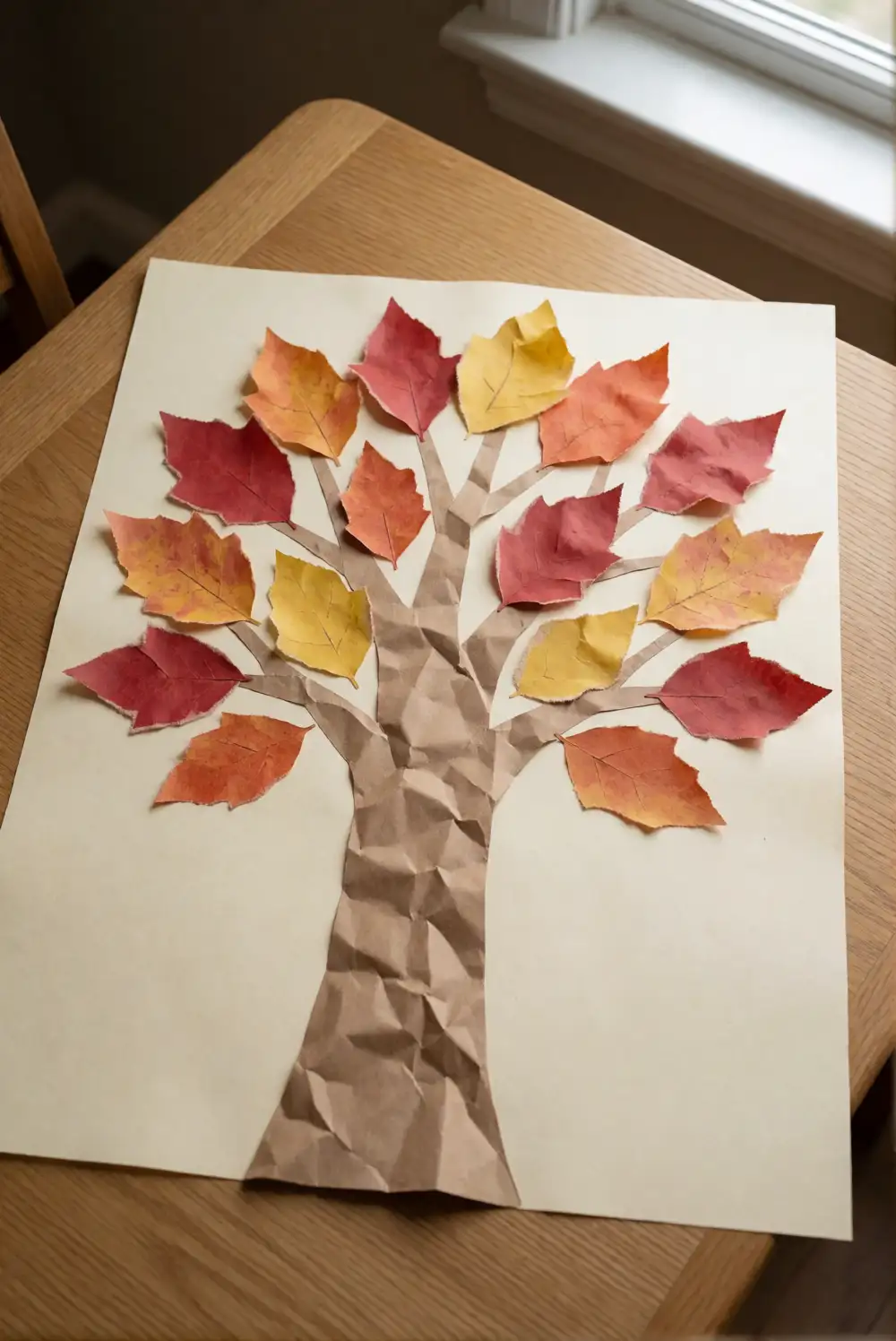 Torn-Paper Harvest Tree