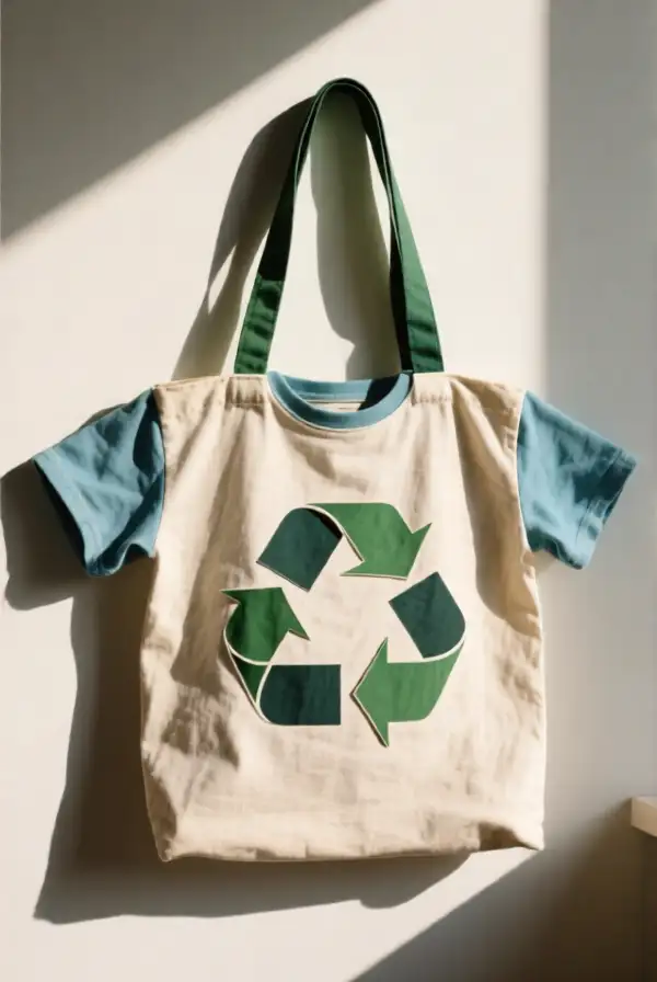 Transform Old T-Shirts into Tote Bags
