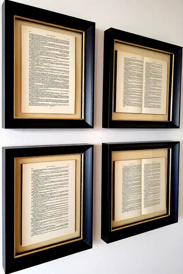 Transforming Book Pages into Art