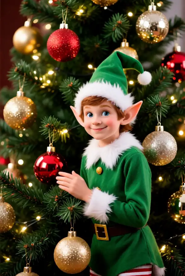 Tree Decorating Elf