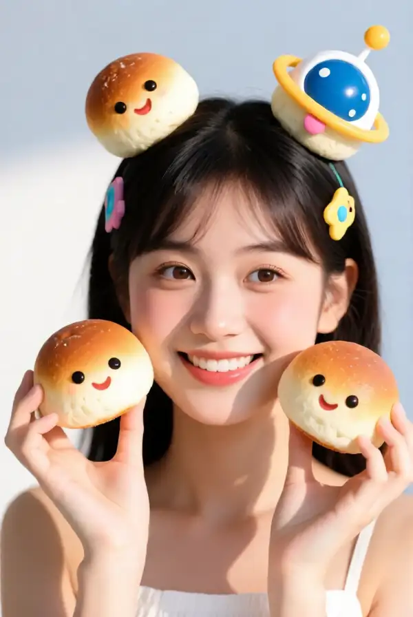 Trendy Space Buns