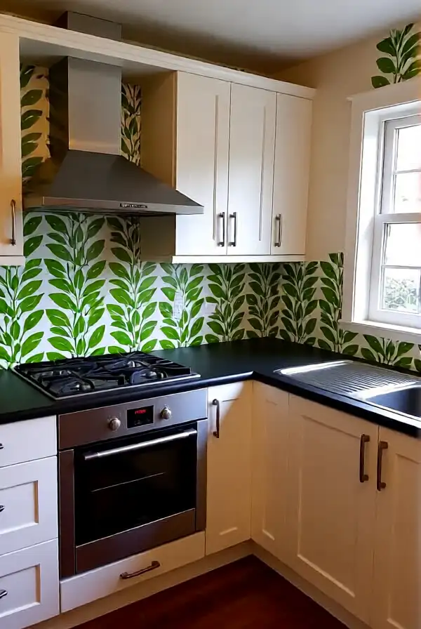 Try Peel-and-Stick Wallpaper