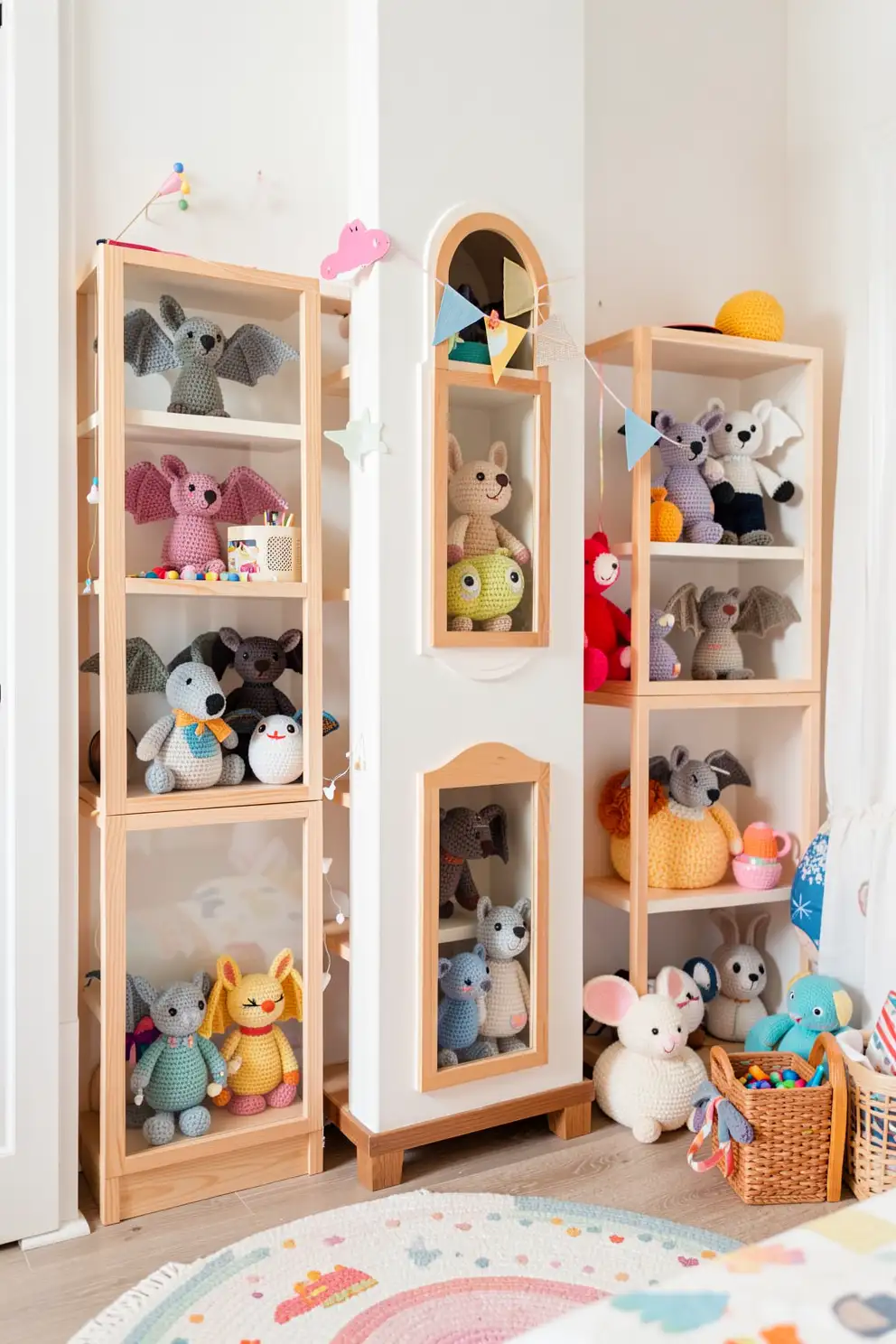Unique Bat Display Cases