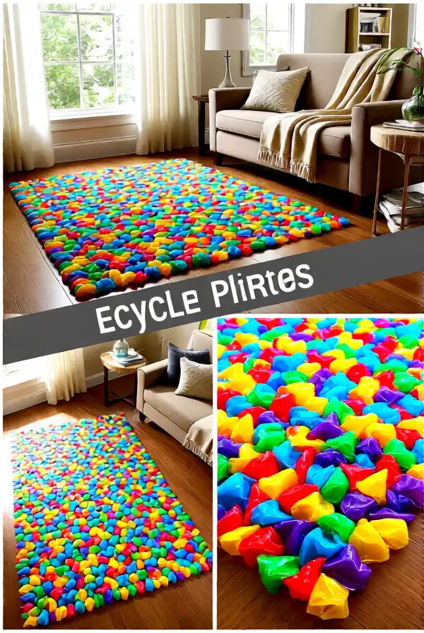 Unique Plastic Bag Rugs
