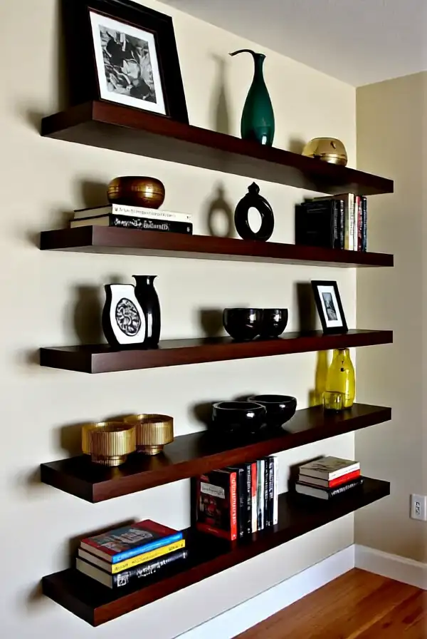 Unique Shelving for Display and Functionality