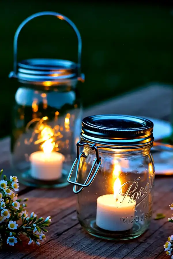 Upcycled Jar Lanterns