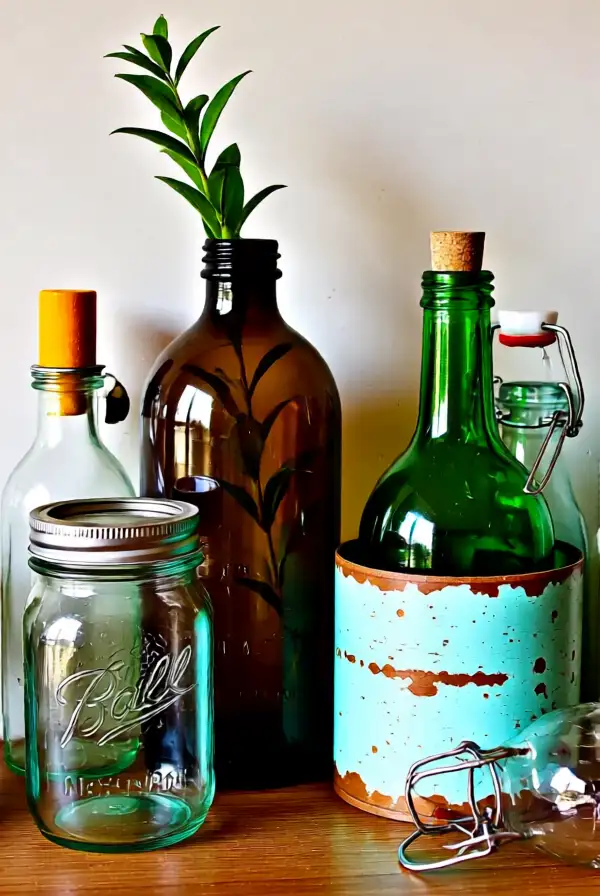 Upcycling Containers for Unique Arrangements