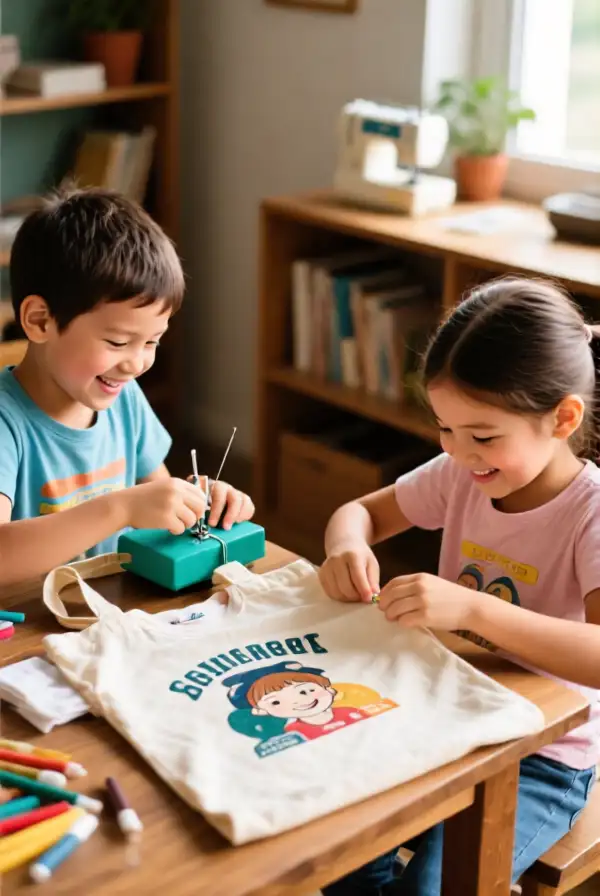 Upcycling Old T-Shirts into Tote Bags