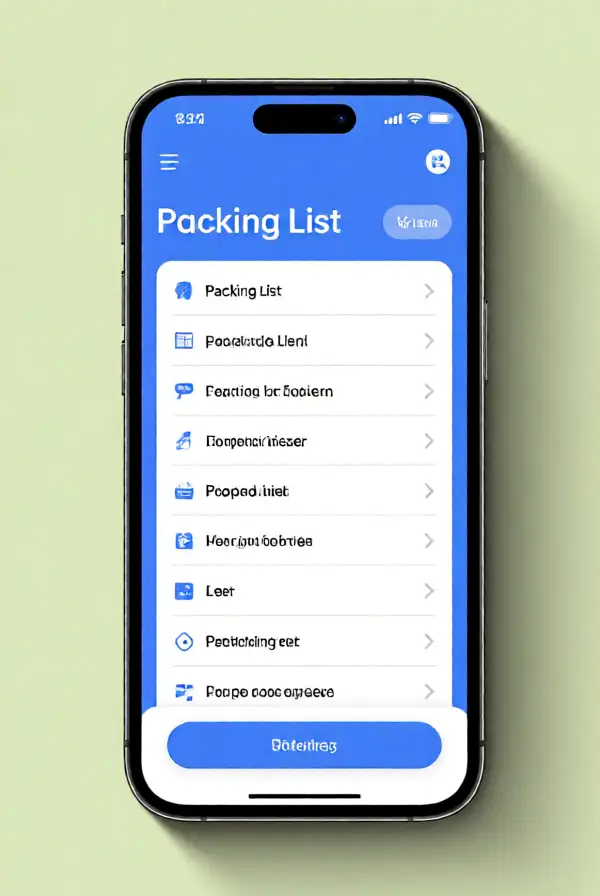 Use a Travel App for Packing Lists