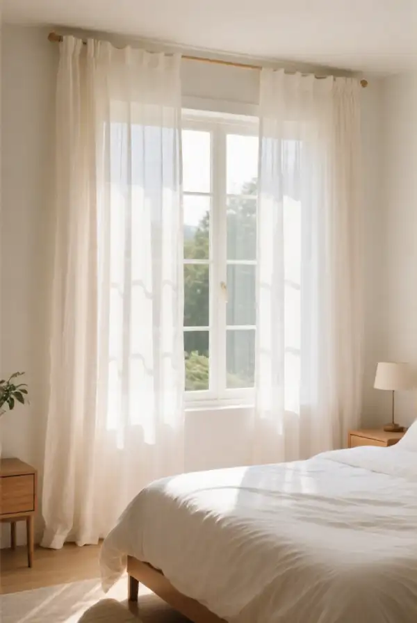 Use Light Fabrics for Curtains