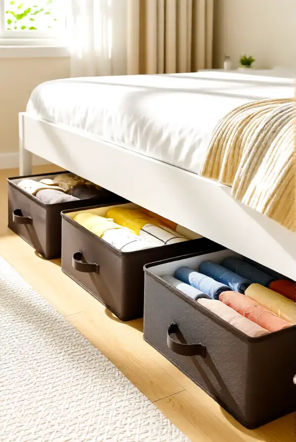 Use Under-Bed Storage