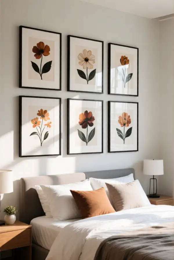 Using Floral Art Prints