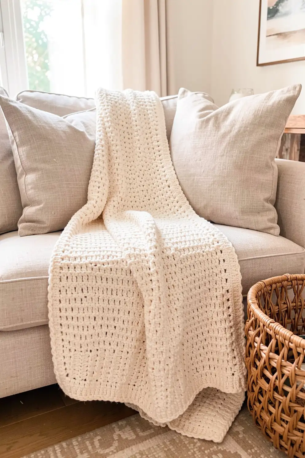 Using Seed Stitch In Cozy Blankets