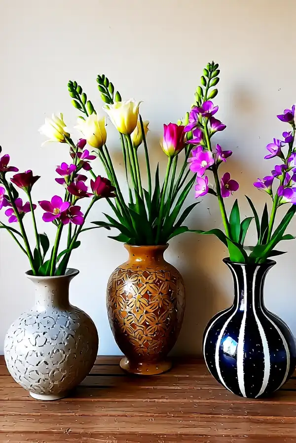 Using Unique Vases and Containers