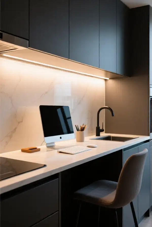 Utilize Under-Cabinet Lighting