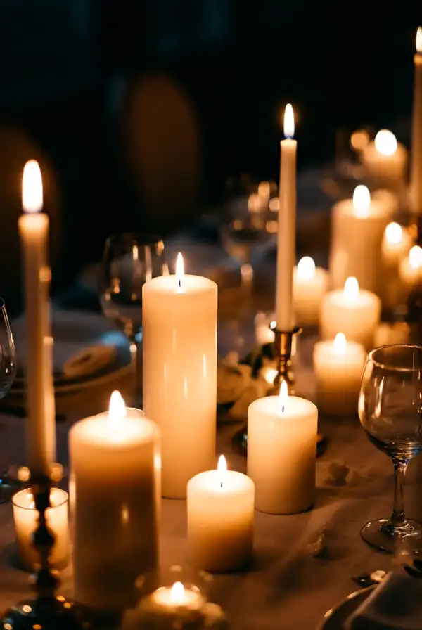 Utilizing Candlelight for Atmosphere