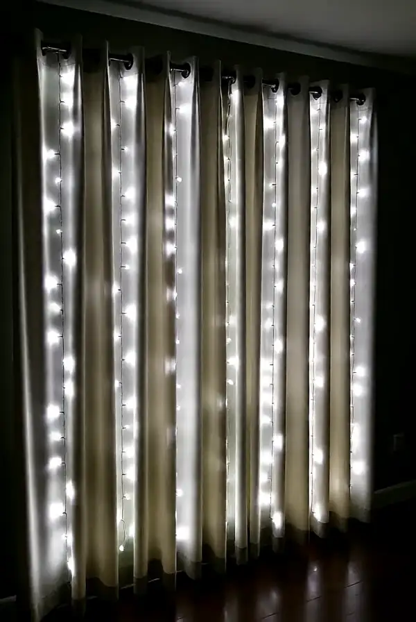 Utilizing Fairy Lights with Light Curtains