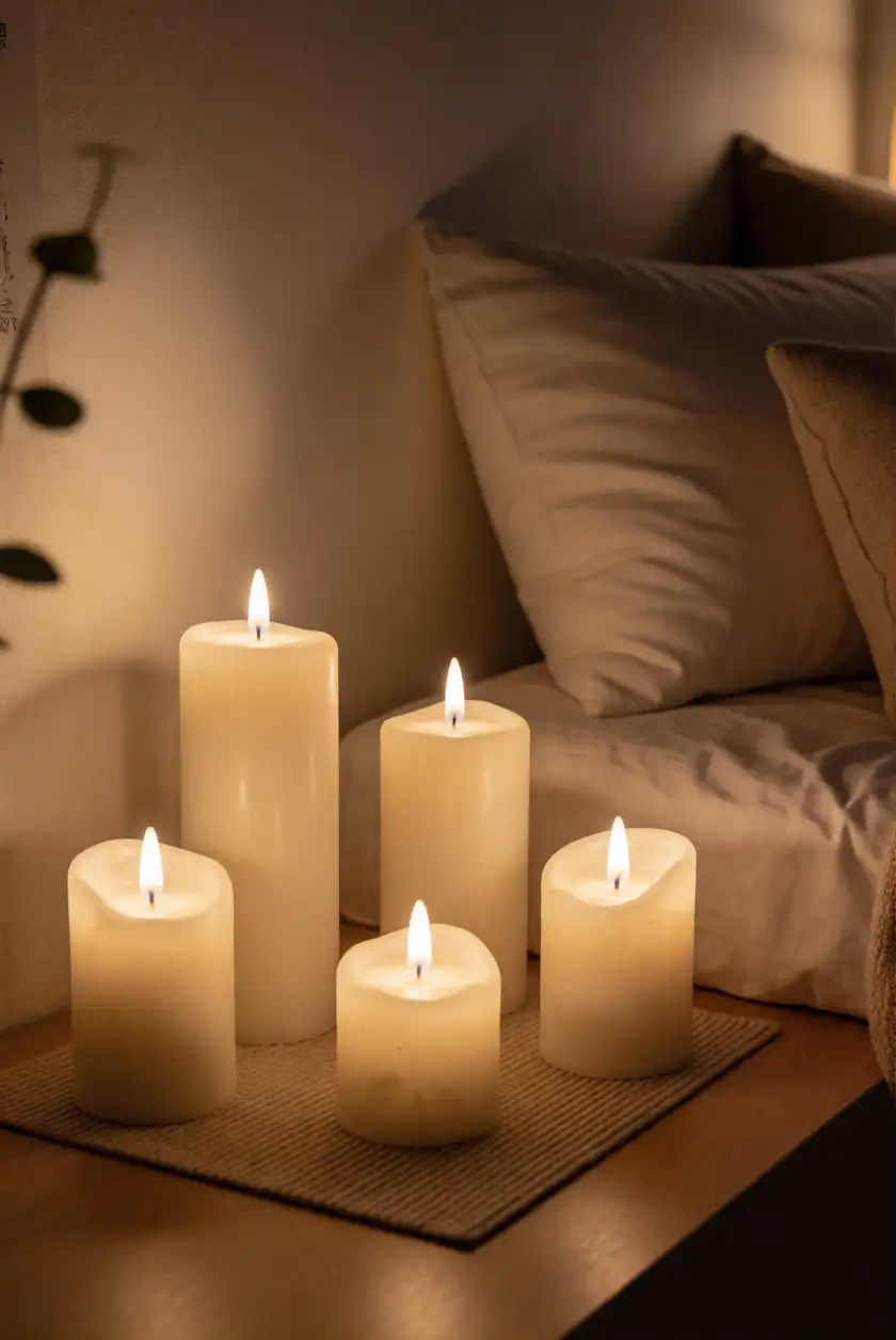 Utilizing Flameless Candles for Ambiance