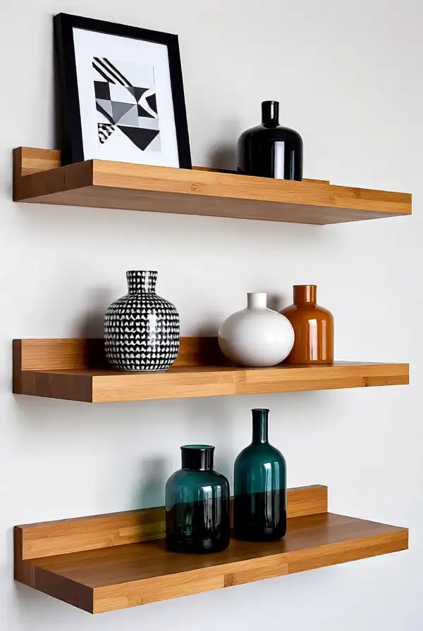Utilizing Shelves as Functional Decor