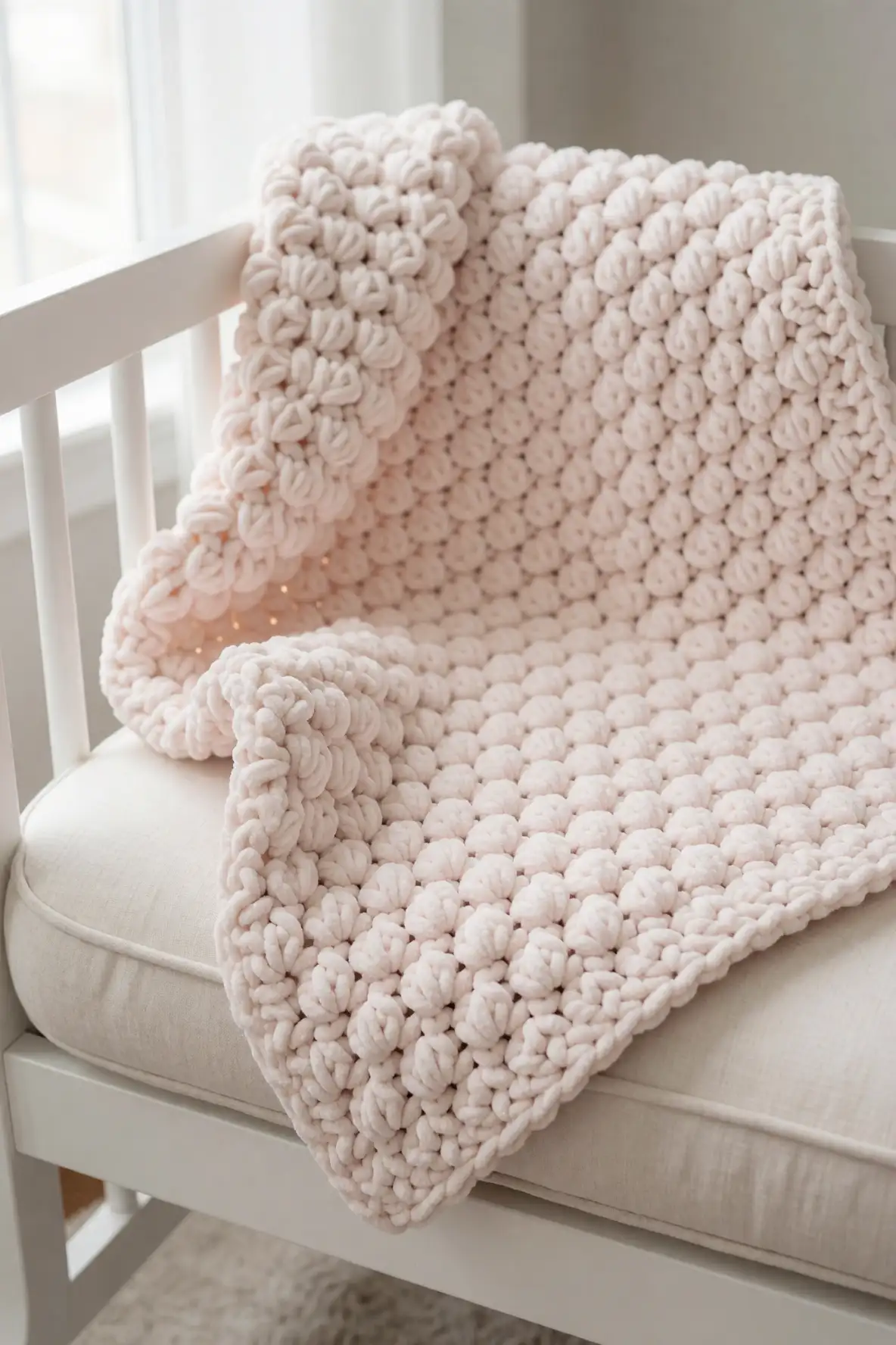 Velvety Puff Stitch Layers