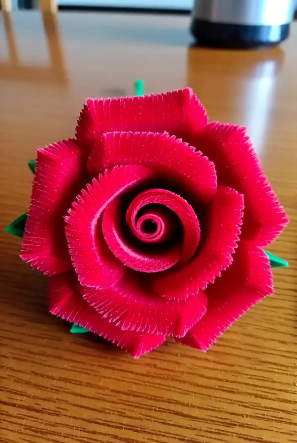 Vibrant Rose Creation