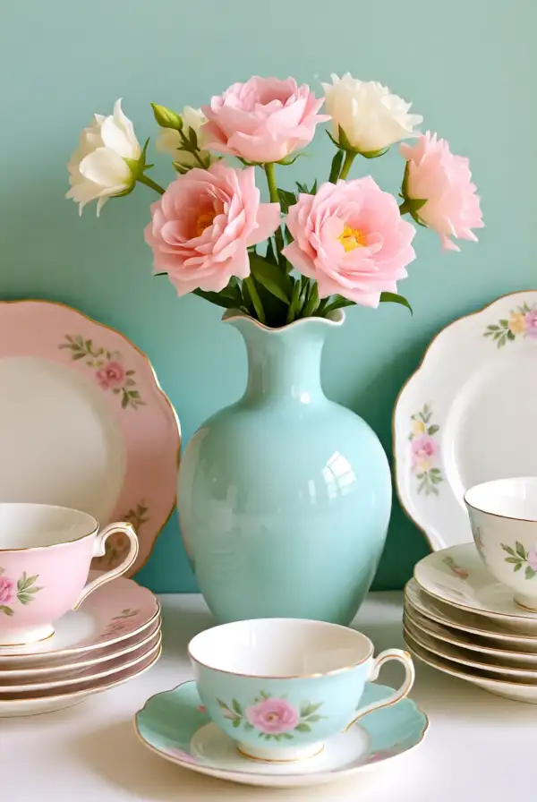 Vintage Finds with Pastel Charm