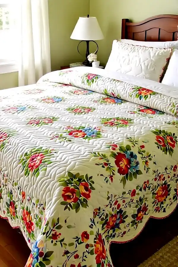 Vintage Floral Bedspreads