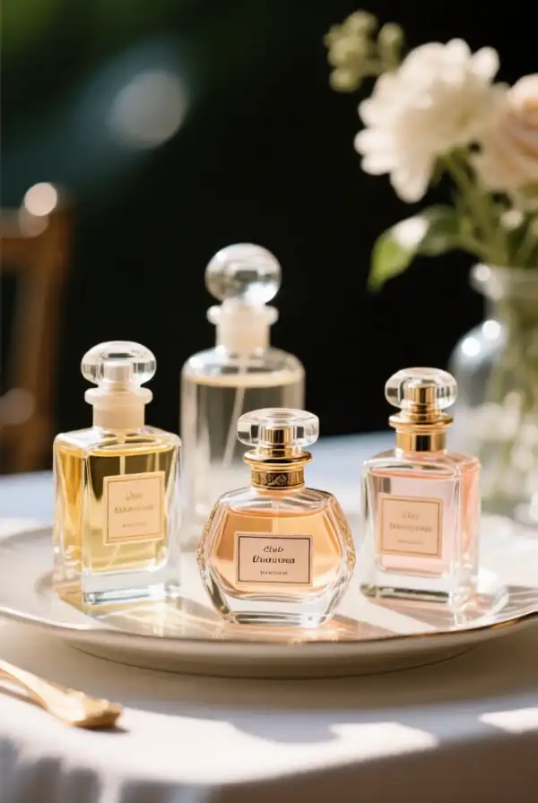 Vintage Perfume Bottle Centerpieces