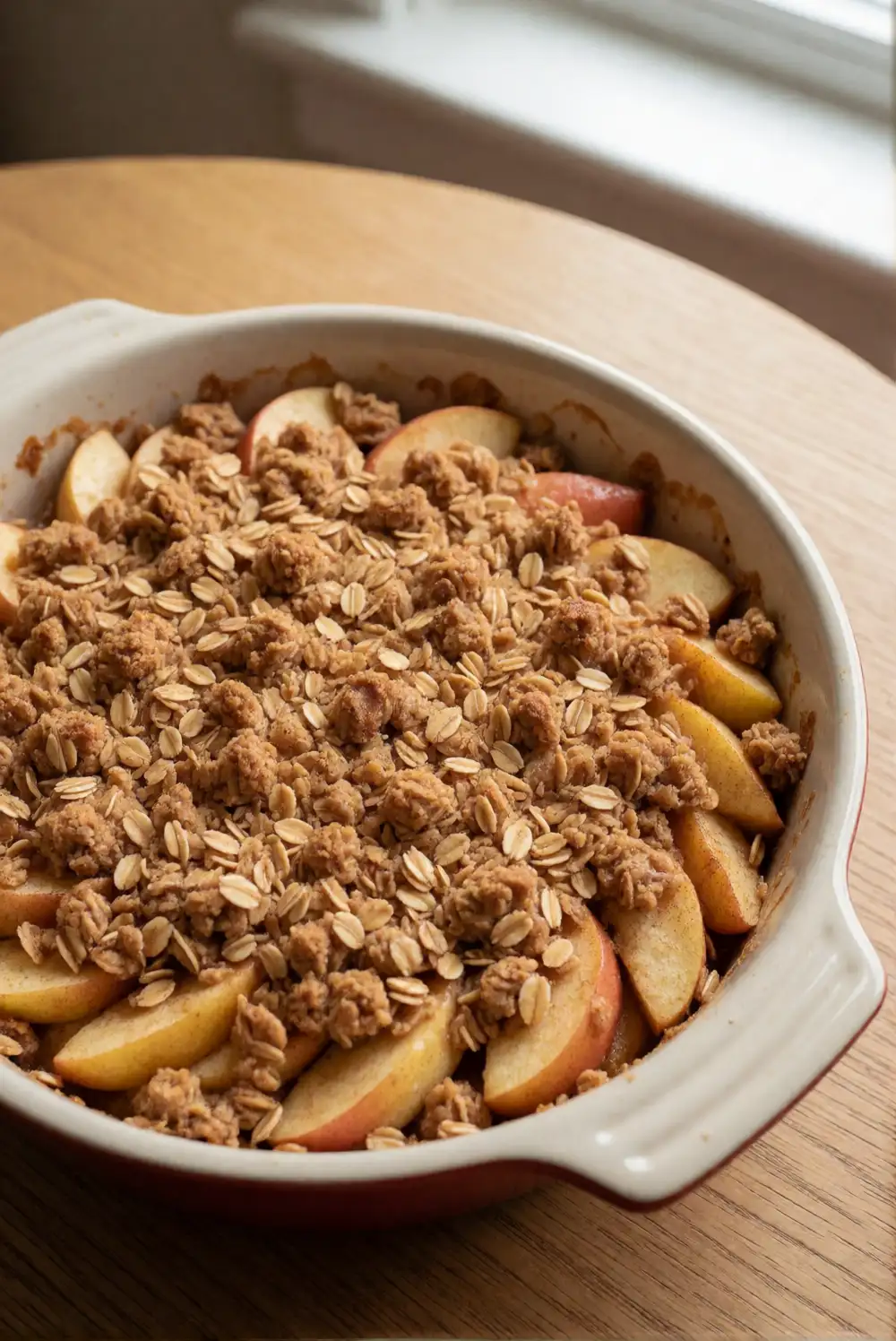 Warm Apple Crumble