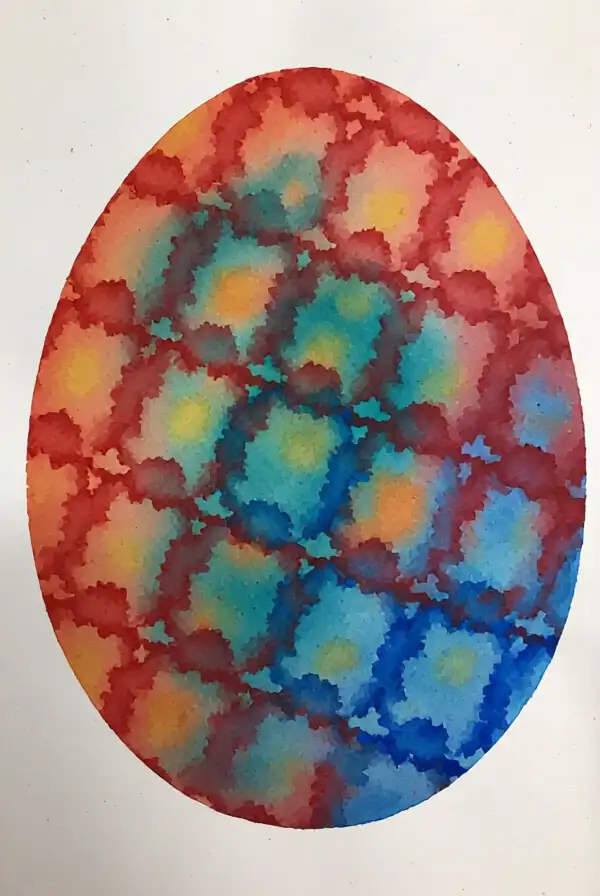 Watercolor Easter Eggs