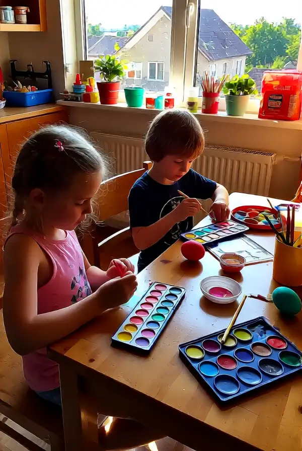 Watercolor Egg Painting