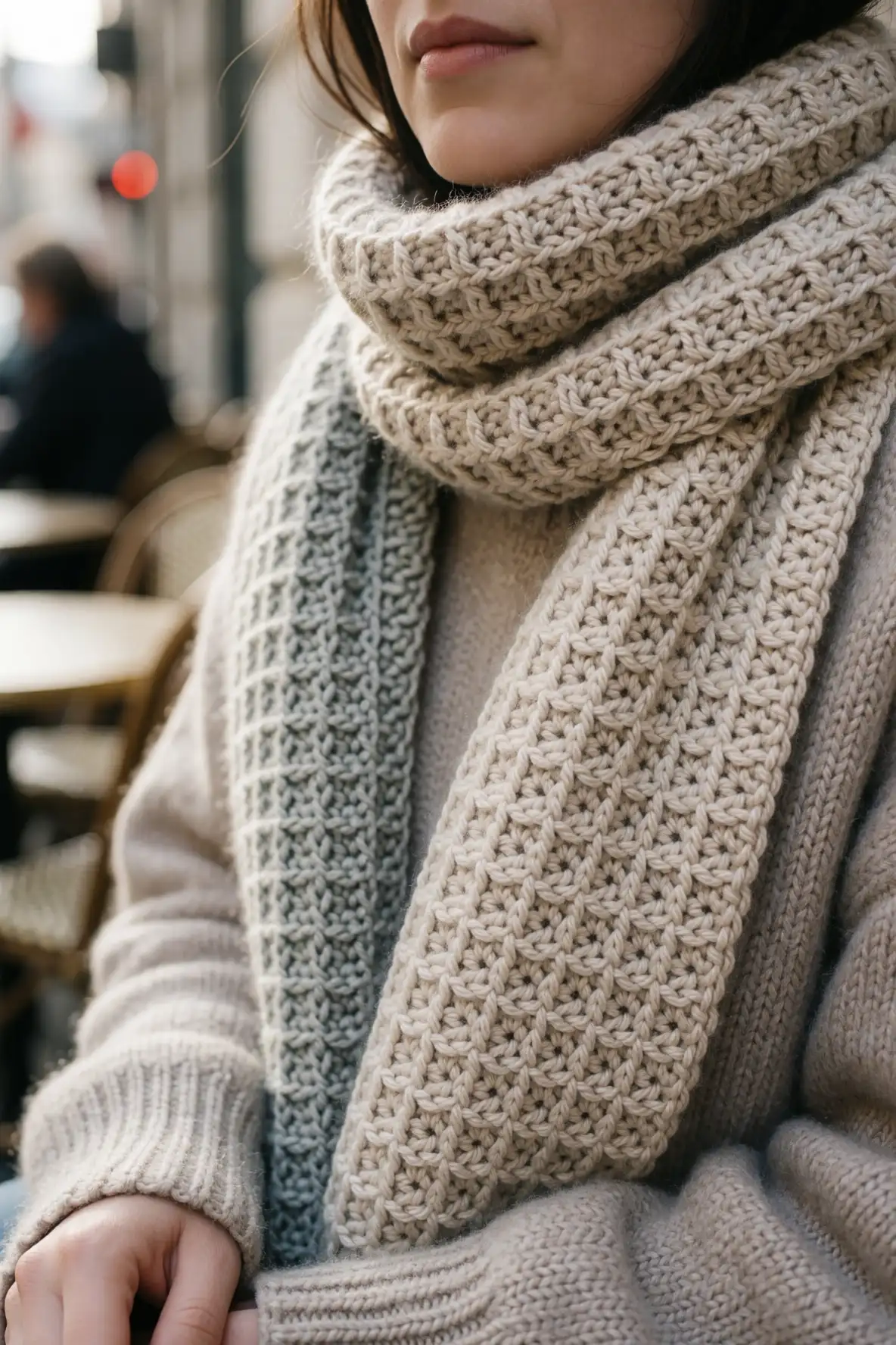 Wearable Pieces With Cloudy Texture