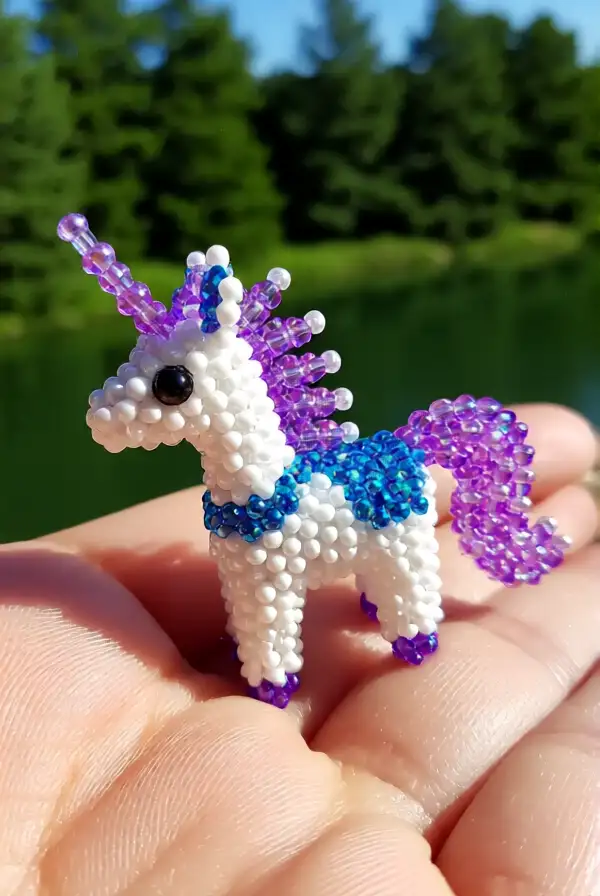 Whimsical Bead Unicorns