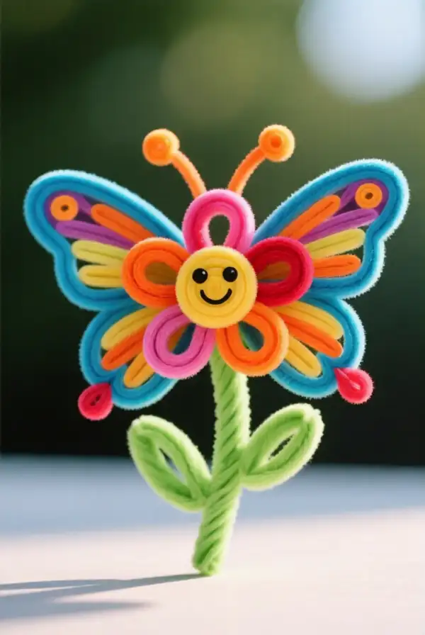 Whimsical Butterfly Flowers