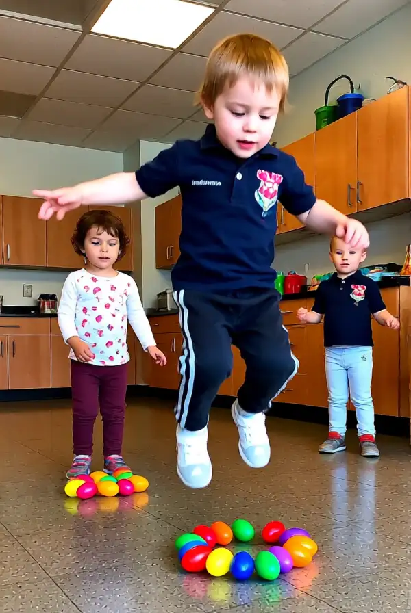 Whimsical Egg Jumping Game