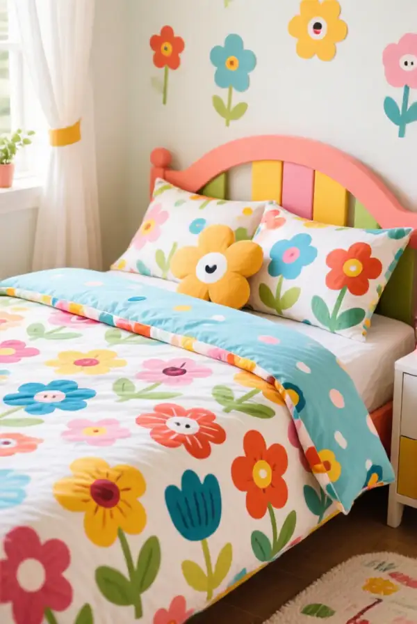 Whimsical Floral Patterns for Kids’ Rooms