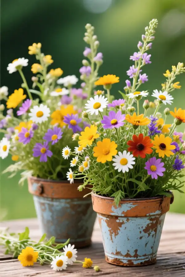 Whimsical Garden Arrangements