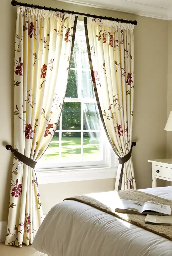 Window Treatments with Floral Patterns